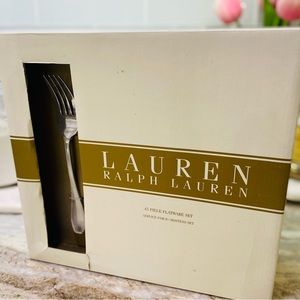 Ralph Lauren Addison flatware brand new boxed 45 pc collection